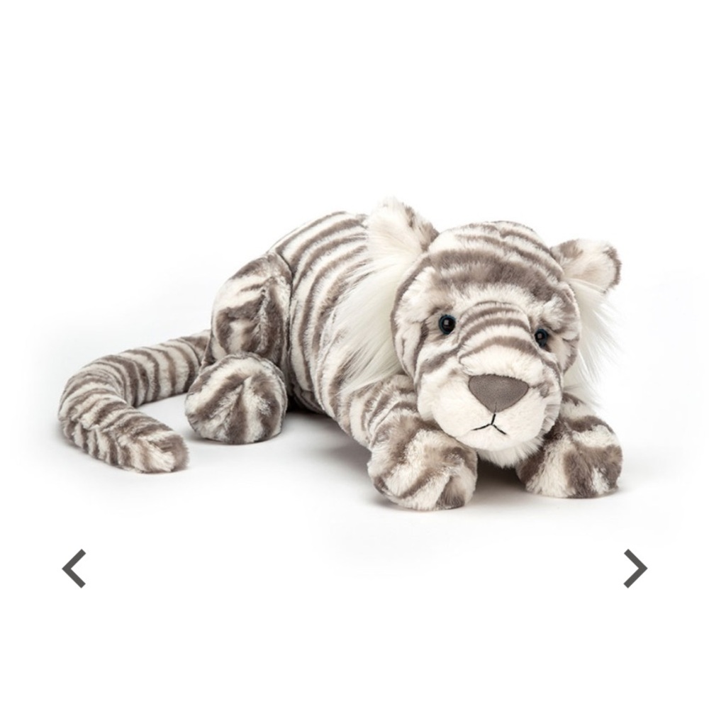 Jellycat Sacha Snow Tiger, Large